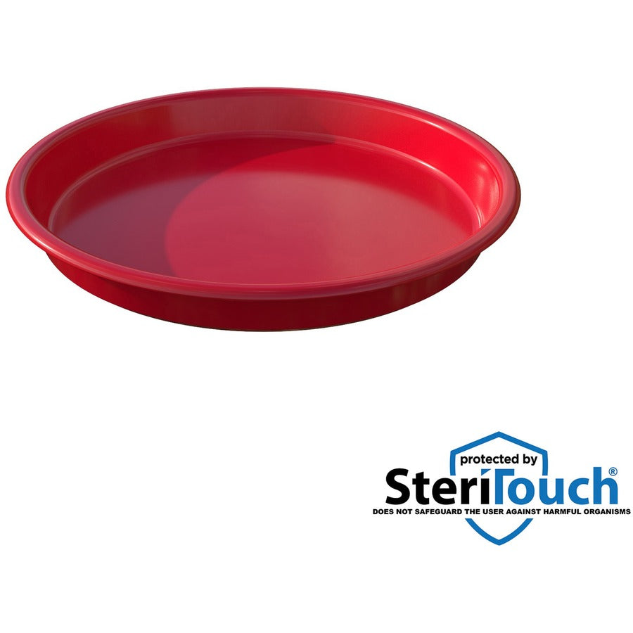 Deflecto Kids Antimicrobial Round Craft Tray - Accessories, Art, Craft - 1.61" Height x 13.07" Width x 13.07" Depth - Re