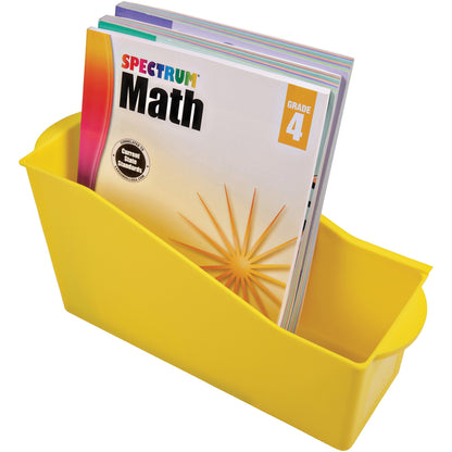Deflecto Antimicrobial Kids Book Bin - 7.35" Height x 14.20" Width x 5.34" Depth - 1 Each