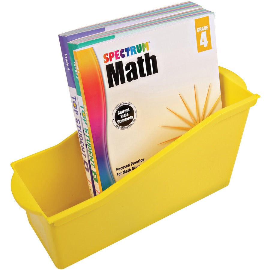 Deflecto Antimicrobial Kids Book Bin - 7.35" Height x 14.20" Width x 5.34" Depth - 1 Each