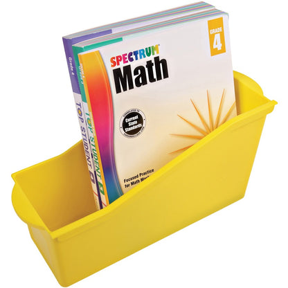 Deflecto Antimicrobial Kids Book Bin - 7.35" Height x 14.20" Width x 5.34" Depth - 1 Each