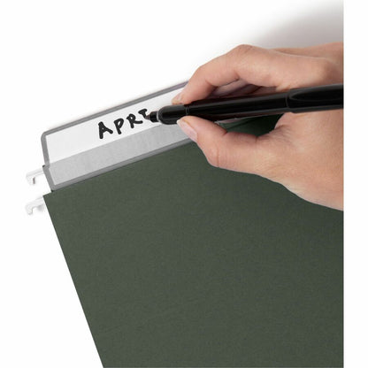 Smead 1/3 Tab Cut Letter Recycled Hanging Folder - 11 pt. - Paperboard - Standard Green - 10% Recycled - 20 / Box