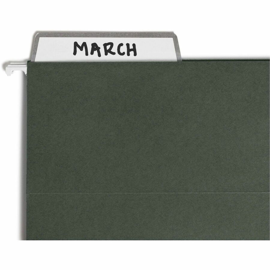 Smead 1/3 Tab Cut Letter Recycled Hanging Folder - 11 pt. - Paperboard - Standard Green - 10% Recycled - 20 / Box
