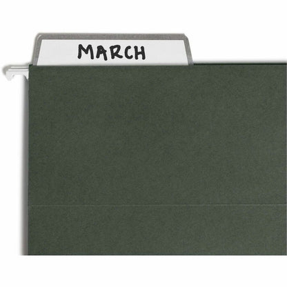 Smead 1/3 Tab Cut Letter Recycled Hanging Folder - 11 pt. - Paperboard - Standard Green - 10% Recycled - 20 / Box