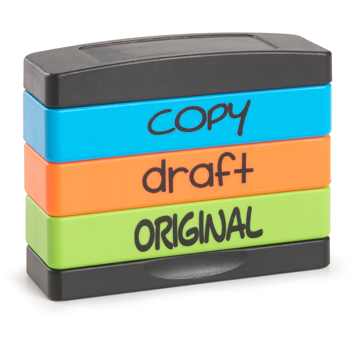 Trodat Stamp Kit - Message Stamp - COPY, DRAFT, ORIGINAL - 0.63" Impression Width x 1.81" Impression Length - 50000 Impr