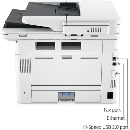HP LaserJet Pro 4101fdne Laser Multifunction Printer - Monochrome - White - Copier/Fax/Printer/Scanner - 63 ppm Mono Pri