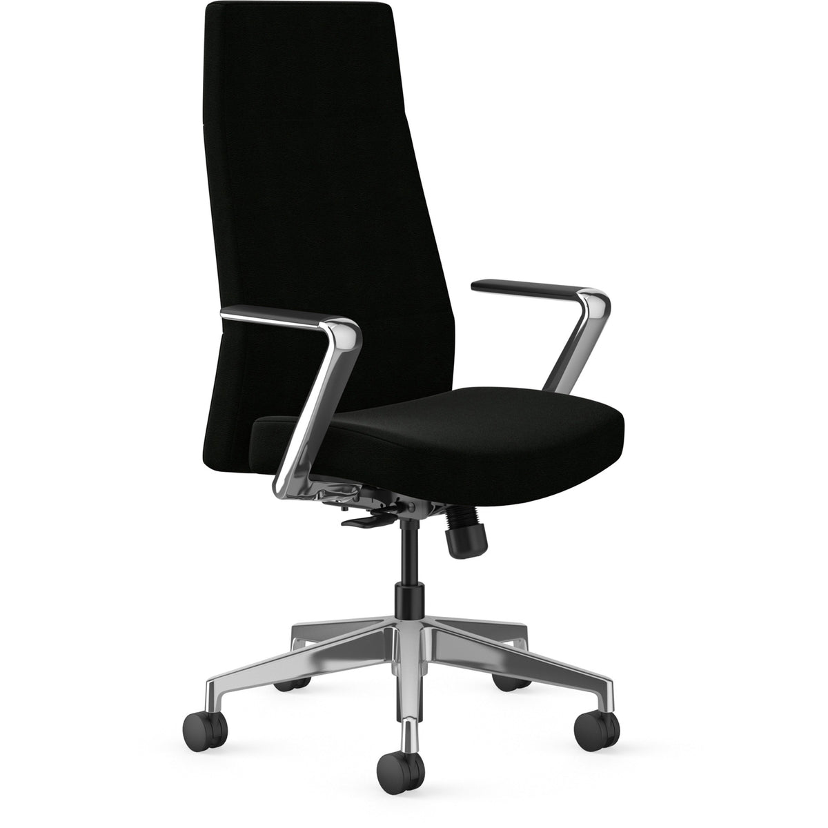 HON Cofi Executive Chair - Black Seat Color - Vinyl Seat Material - Black Back Color - Vinyl Back Material - High Back -