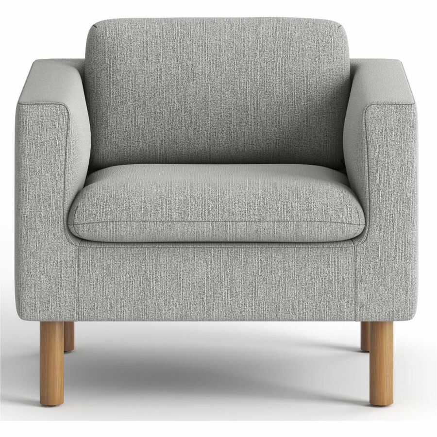 HON Parkwyn Club Chair - Material: Fabric - Finish: Gray - 1 Each