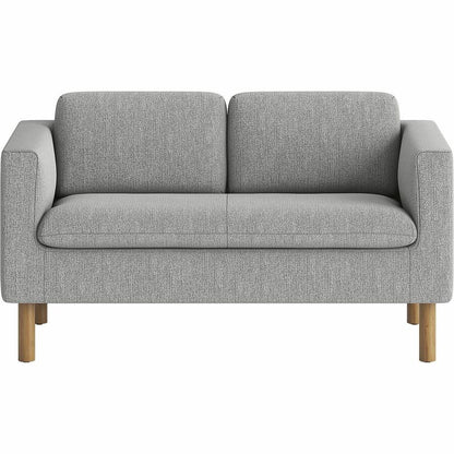 HON Parkwyn Loveseat - Material: Fabric - Finish: Gray - 1 Each
