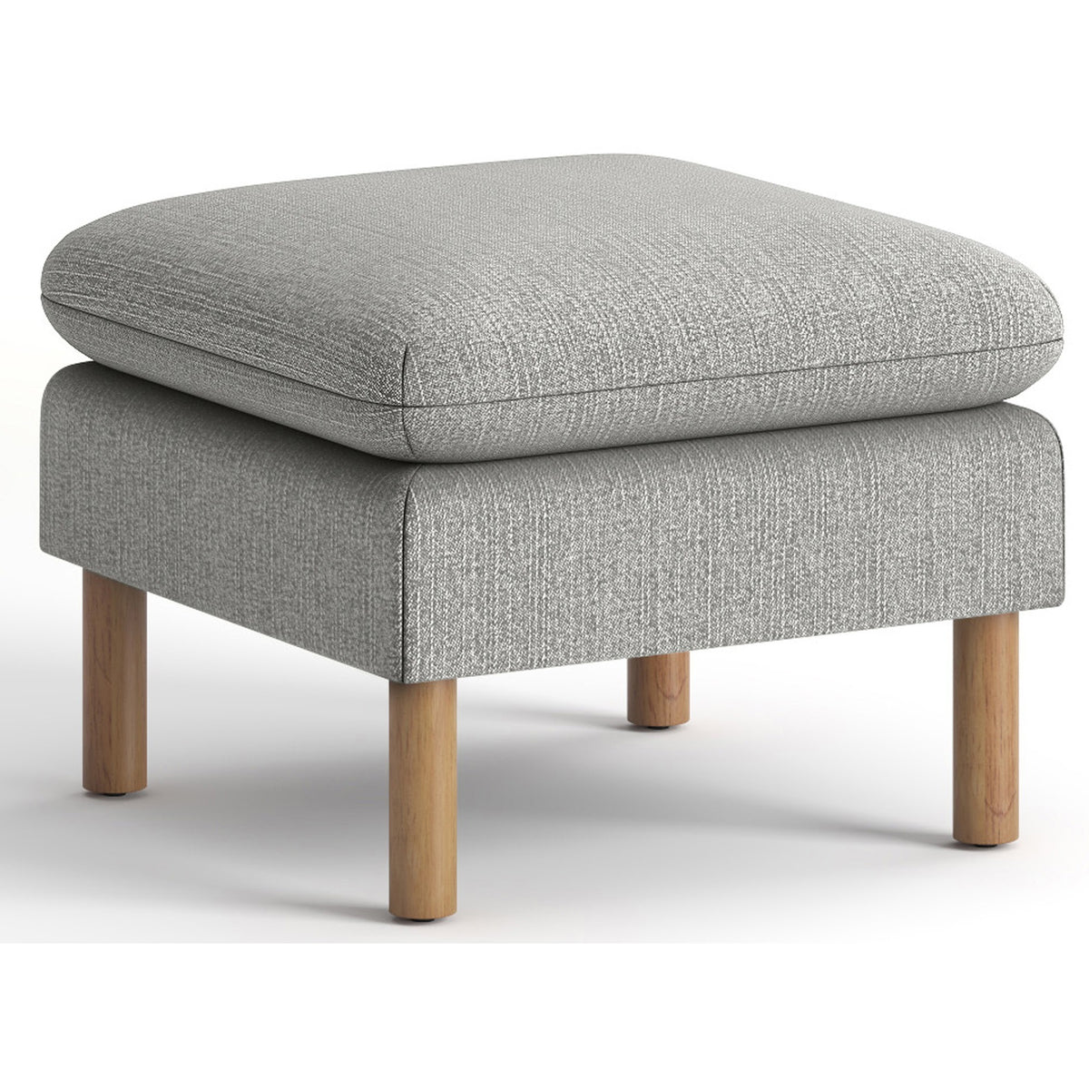 HON Parkwyn Ottoman - Material: Fabric - Finish: Gray - 1 Each