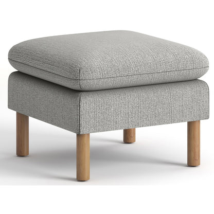 HON Parkwyn Ottoman - Material: Fabric - Finish: Gray - 1 Each