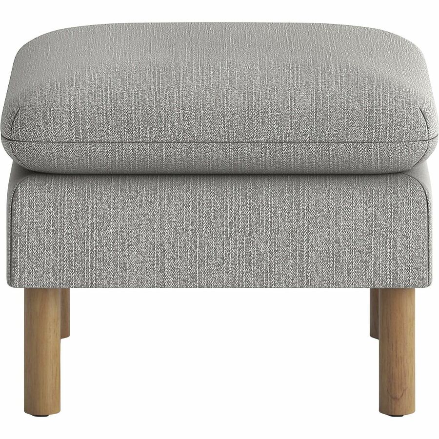 HON Parkwyn Ottoman - Material: Fabric - Finish: Gray - 1 Each