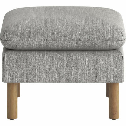 HON Parkwyn Ottoman - Material: Fabric - Finish: Gray - 1 Each