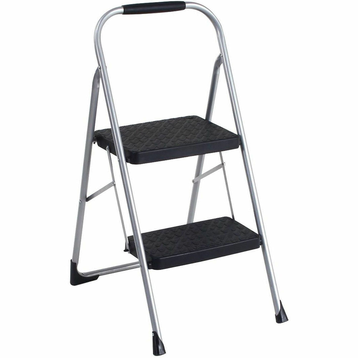 Cosco 2-Step Big Step Folding Step Stool - 2 Step - 200 lb Load Capacity - Type III - 17.7" Width x 22.8" Depth x 34.6" 