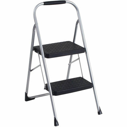 Cosco 2-Step Big Step Folding Step Stool - 2 Step - 200 lb Load Capacity - Type III - 17.7" Width x 22.8" Depth x 34.6" 