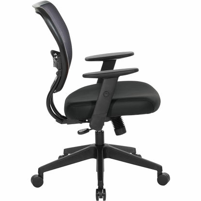 Office Star 5500 Dillon Back & Seat Managers Chair - Black Seat Color - Vinyl Seat Material - Black Back Color - Vinyl B
