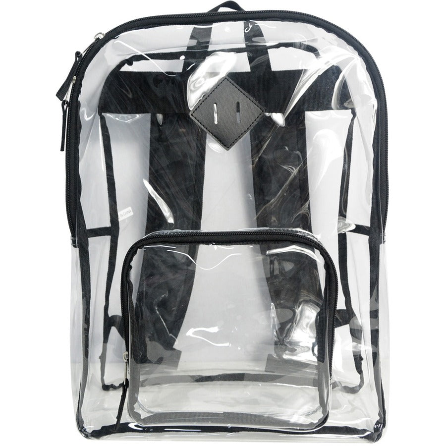 Sparco Carrying Case (Backpack) Multipurpose - Clear - Polyvinyl Chloride (PVC), 420D Oxford Body - Shoulder Strap, Hand