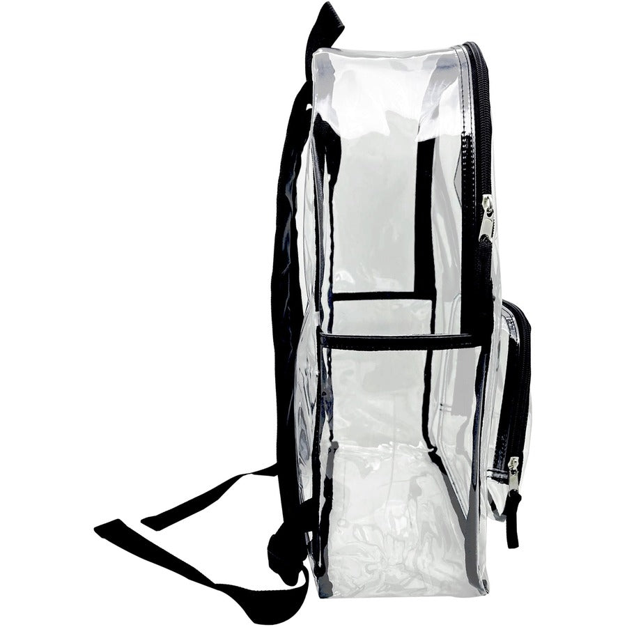 Sparco Carrying Case (Backpack) Multipurpose - Clear - Polyvinyl Chloride (PVC), 420D Oxford Body - Shoulder Strap, Hand