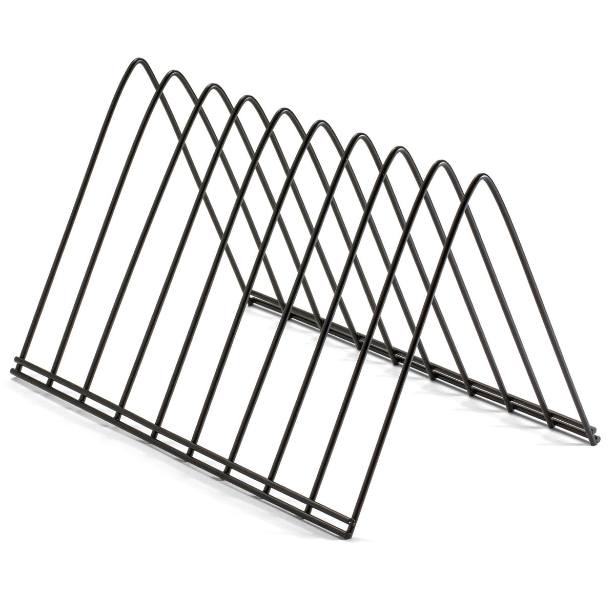 Officemate Triangle Wire Sorter - 7" Height x 7" Width x 11" Depth - Desktop - Sturdy - Black - Steel Wire - 1 Each