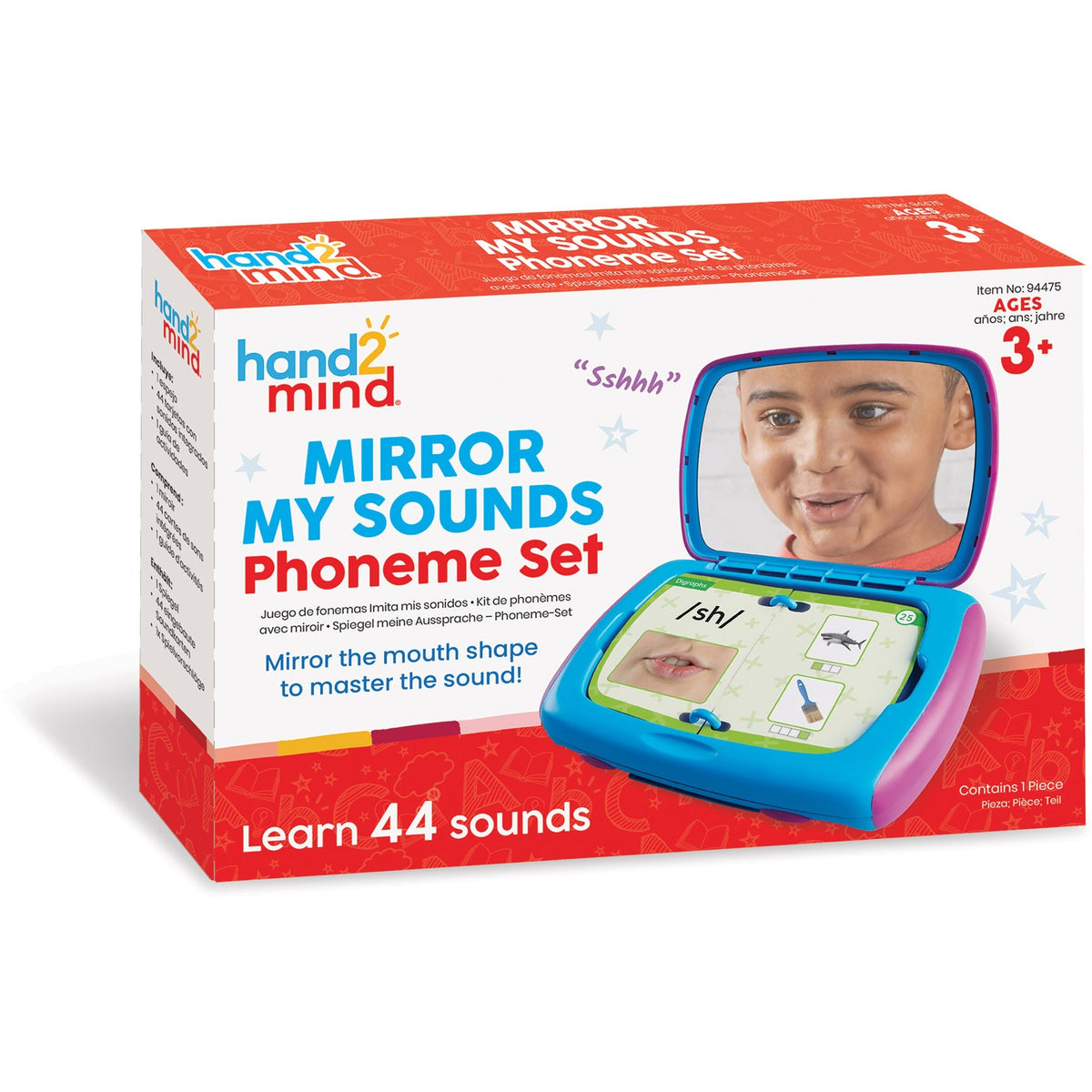 Learning Resources Mirror My Sounds Phoneme Set - Mirror Toy - Multi