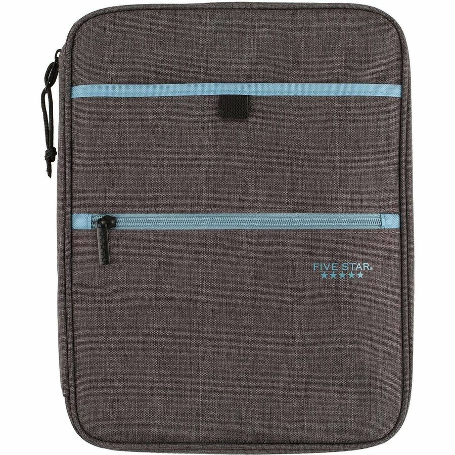 Mead Five Star Carry-All Zipper Binder - 1" Binder Capacity - 225 Sheet Capacity - 3 Ring - Fastener: Ring - 4 Divider -