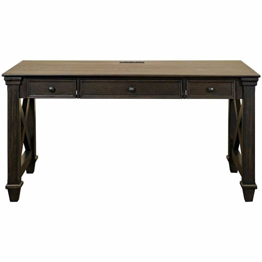 Martin Kingston Office Desking Unit - 30" Height x 60" Width x 28" Depth - Total Drawer(s): 3 - Material: Wood - 1 Each