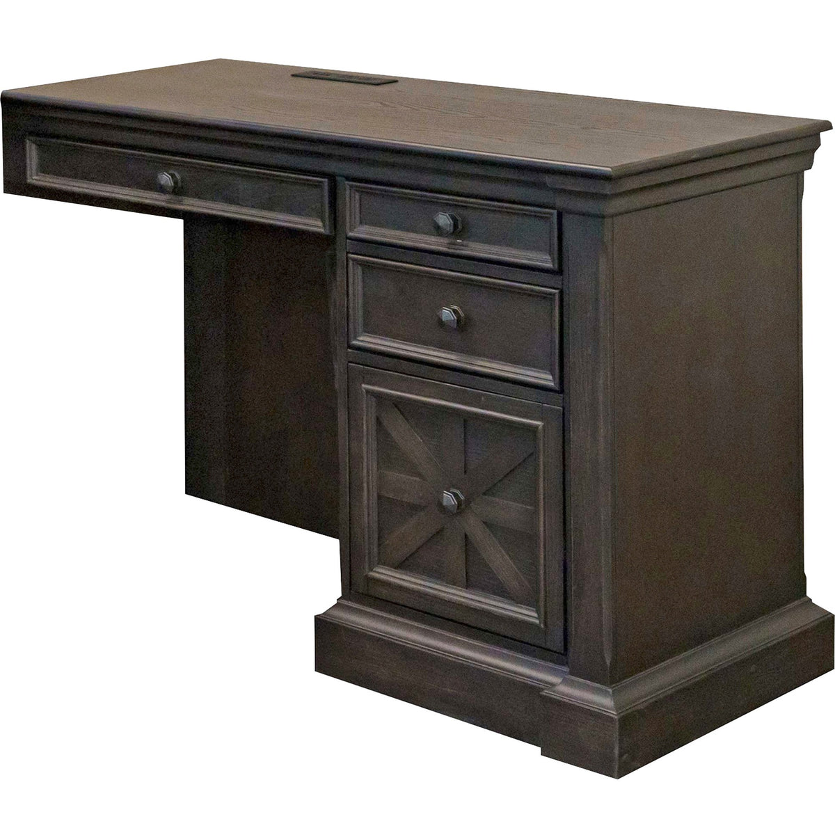 Martin Kingston Return with Pedestal Box 2 of 2 - L-shaped - 30" Height x 44" Width x 21" Depth - Total Drawer(s): 4 - M