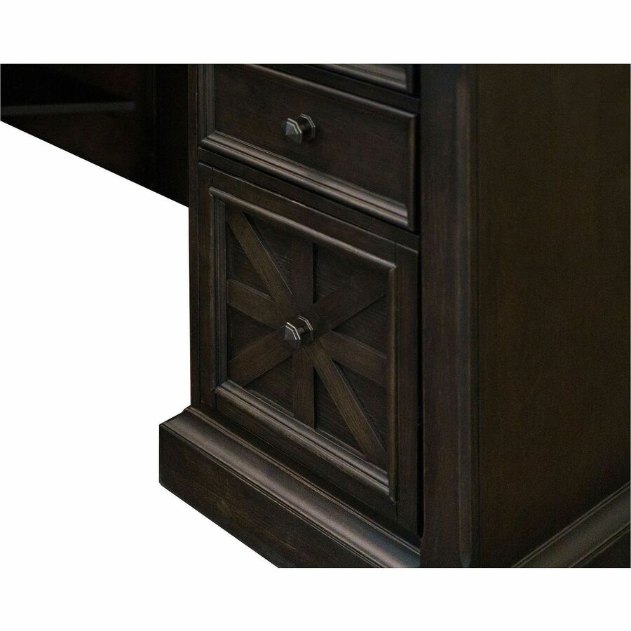Martin Kingston Return with Pedestal Box 2 of 2 - L-shaped - 30" Height x 44" Width x 21" Depth - Total Drawer(s): 4 - M