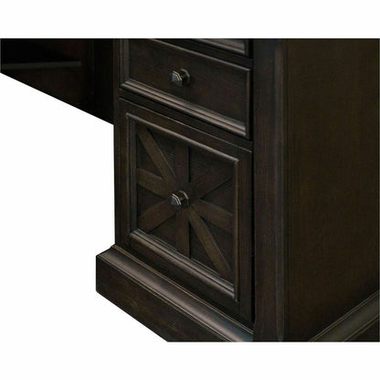 Martin Kingston Return with Pedestal Box 2 of 2 - L-shaped - 30" Height x 44" Width x 21" Depth - Total Drawer(s): 4 - M