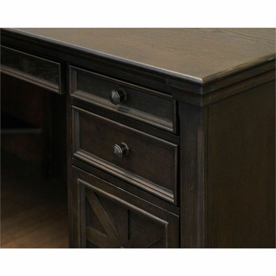 Martin Kingston Return with Pedestal Box 2 of 2 - L-shaped - 30" Height x 44" Width x 21" Depth - Total Drawer(s): 4 - M