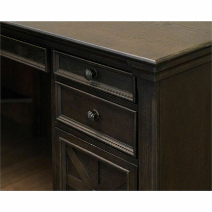 Martin Kingston Return with Pedestal Box 2 of 2 - L-shaped - 30" Height x 44" Width x 21" Depth - Total Drawer(s): 4 - M