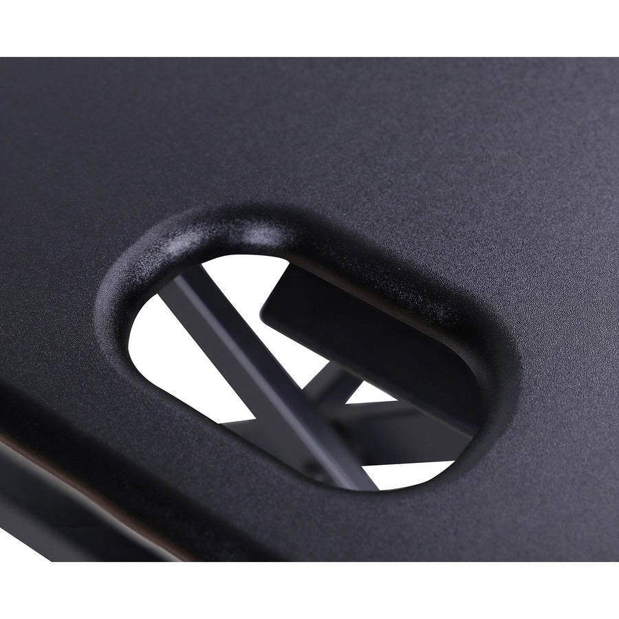 Rocelco Sit/Stand Desk Riser - 45 lb Load Capacity - 20" Height x 45.75" Width x 23.75" Depth - Black - 1 Each