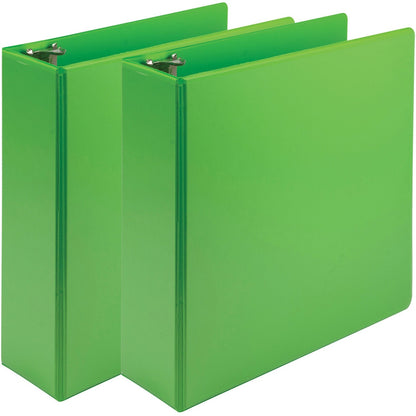 Samsill Earth's Choice Plant-based View Binders - 3" Binder Capacity - Letter - 8 1/2" x 11" Sheet Size - 3 Ring - Faste