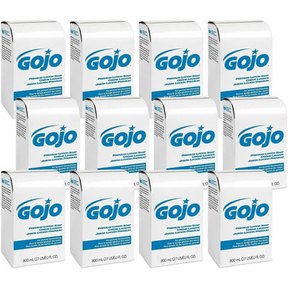 Gojo® Premium Lotion Soap - Waterfall Scent - 27.05 fl oz - Kill Germs, Bacteria Remover, Dirt Remover - Hand, Skin - Mo