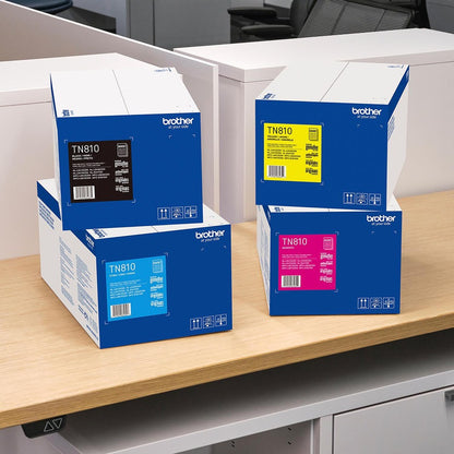 Brother TN810M Original Standard Yield Laser Toner Cartridge - Magenta - 1 Each - 6500 Pages