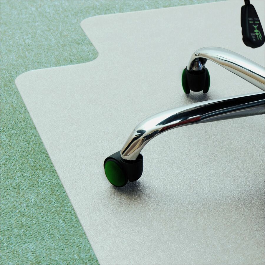 Floortex Cleartex AdvantagematPlus® APET Lipped for Low/Standard Pile Carpets - 45" x 53" - 53" Length x 45" Width x 0.0