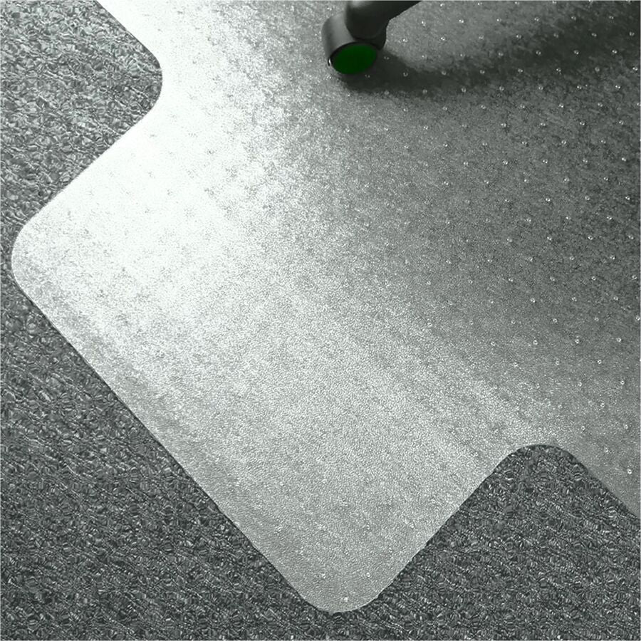 Floortex Cleartex AdvantagematPlus® APET Lipped for Low/Standard Pile Carpets - 45" x 53" - 53" Length x 45" Width x 0.0