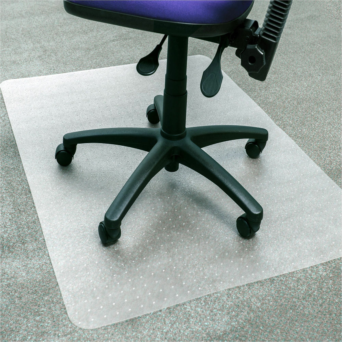 Floortex APET Rectangular for Low/Standard Pile Carpets - 46" x 60" - 60" Length x 46" Width x 0.087" Depth x 0.087" Thi