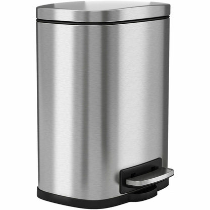 HLS Commercial Fire-Rated Soft Step Trash Can - 1.32 gal Capacity - 1 Each