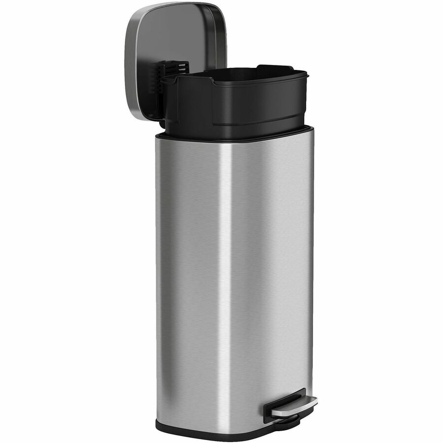 HLS Commercial Fire-Rated Soft Step Trash Can - 8 gal Capacity - 1 Each