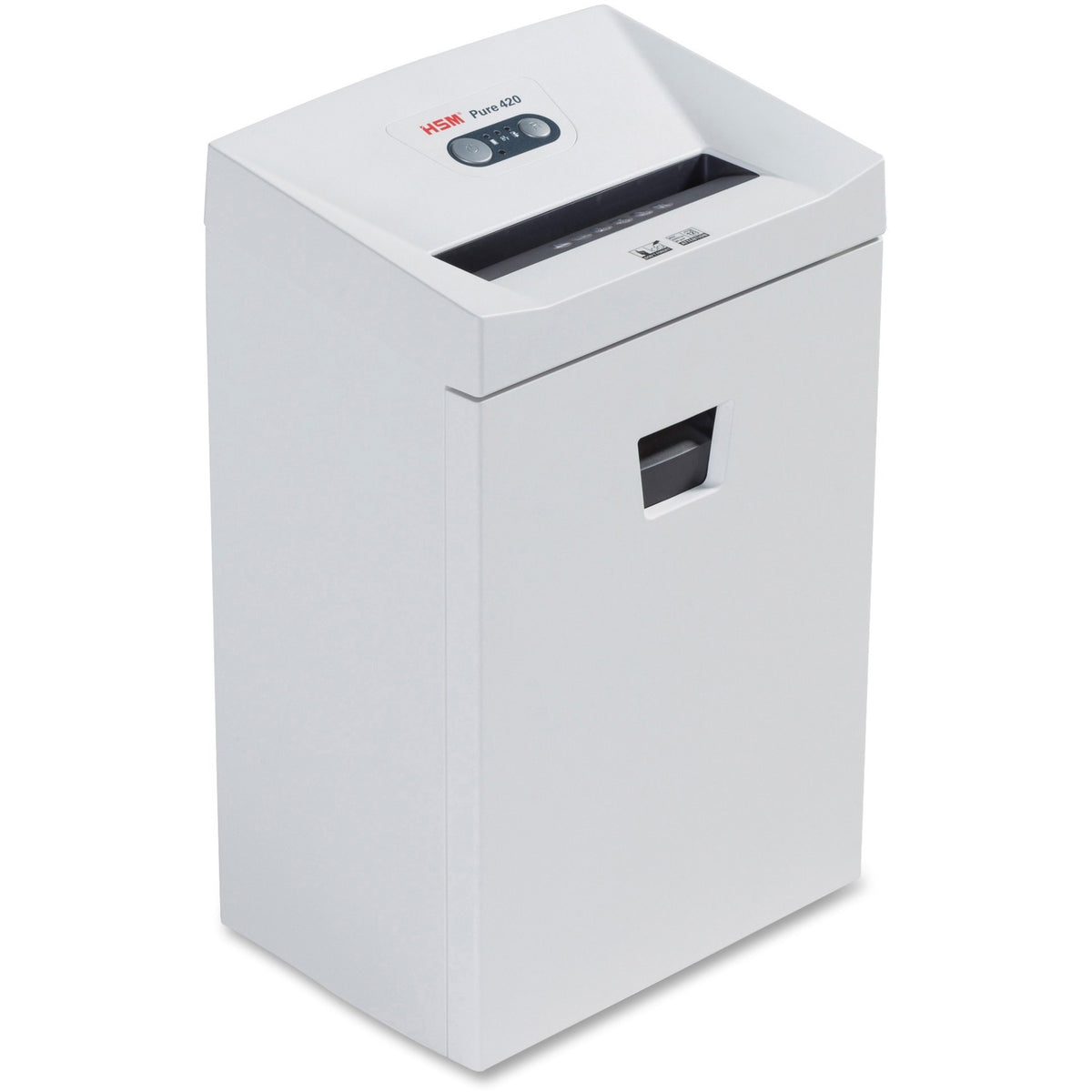 HSM Pure 420 - 1/4" - Continuous Shredder - Strip Cut - 24 Per Pass - for shredding Staples, Paper, Paper Clip, Credit C