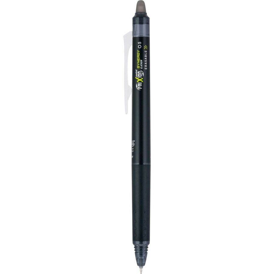 FriXion Erasable Gel Pens - Extra Fine 0.5 mm Point Size - Retractable - Black - 12 / Dozen