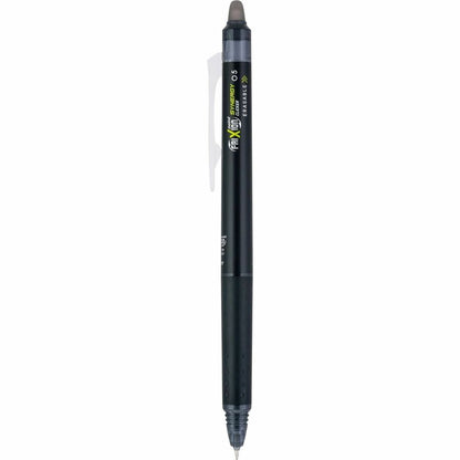 FriXion Erasable Gel Pens - Extra Fine 0.5 mm Point Size - Retractable - Black - 12 / Dozen