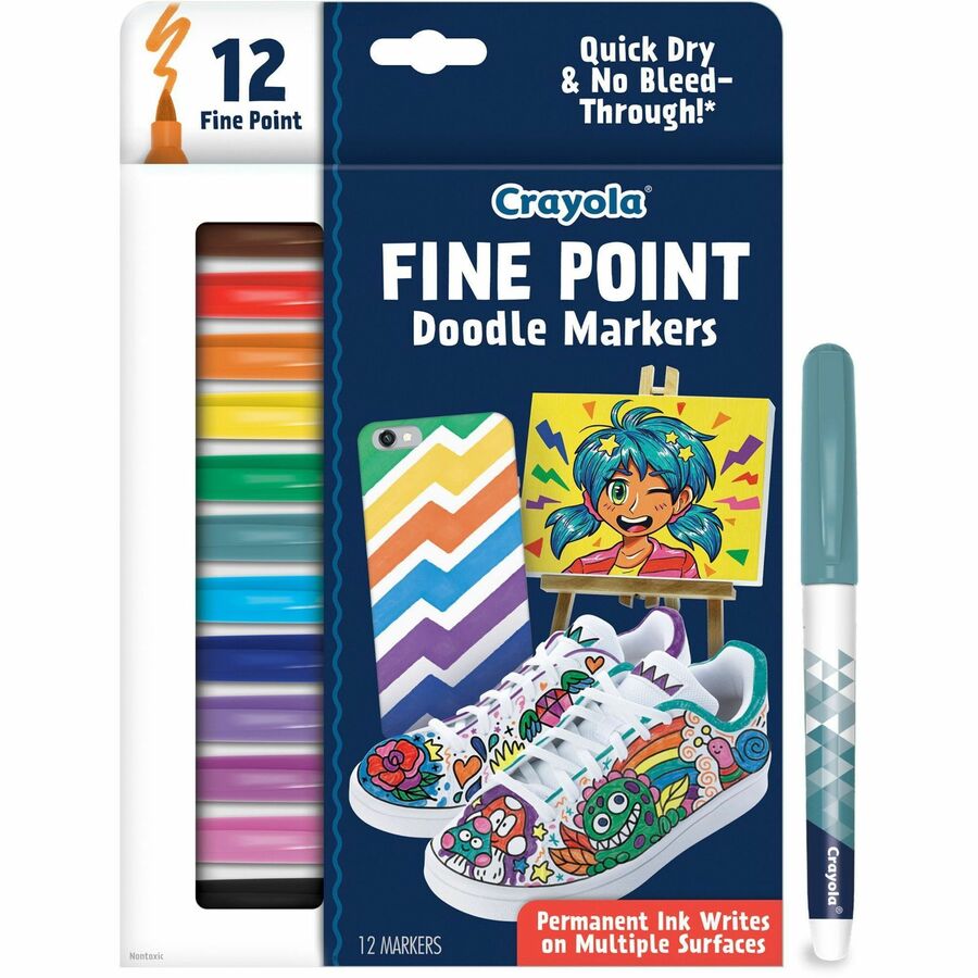 Crayola Doodle Markers - Multicolor Ink - 1 Pack