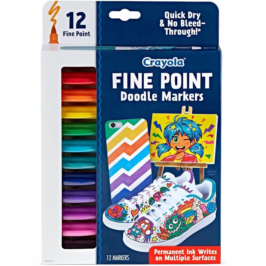 Crayola Doodle Markers - Multicolor Ink - 1 Pack