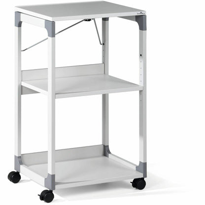 DURABLE System Overhead/Beamer Trolley - 3 x Shelf(ves) - 34.72" Height x 20" Width x 17.01" Depth - Metal, Steel, Resin