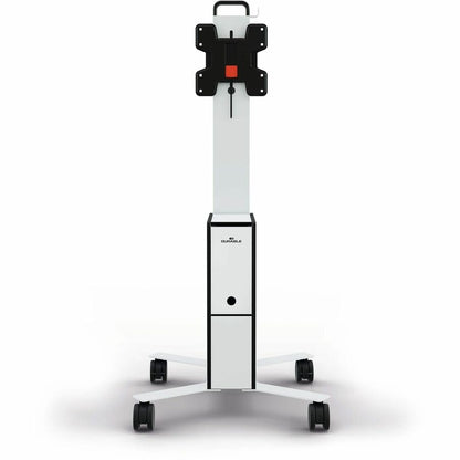 DURABLE COWORKSATION Mobile TV Cart - 3 Shelf - 39.68 lb Load Capacity - 4 Casters - High Density Fiberboard (HDF) - 1 E
