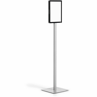 DURABLE Info Basic Floor Stand - Floor - Charcoal Gray - For Reception Area, Waiting Room, Lobby, Trade Show - 1 Each