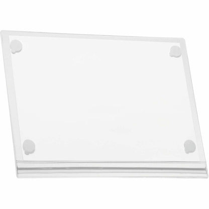 DURABLE Water Resistant Pockets, Letter, Self-Adhesive - 5 PK - Print/Message - "Portrait, Landscape - 9.8" Width - 5 / 