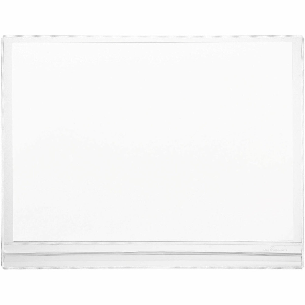 DURABLE Water Resistant Pockets, Letter, Self-Adhesive - 5 PK - Print/Message - "Portrait, Landscape - 9.8" Width - 5 / 
