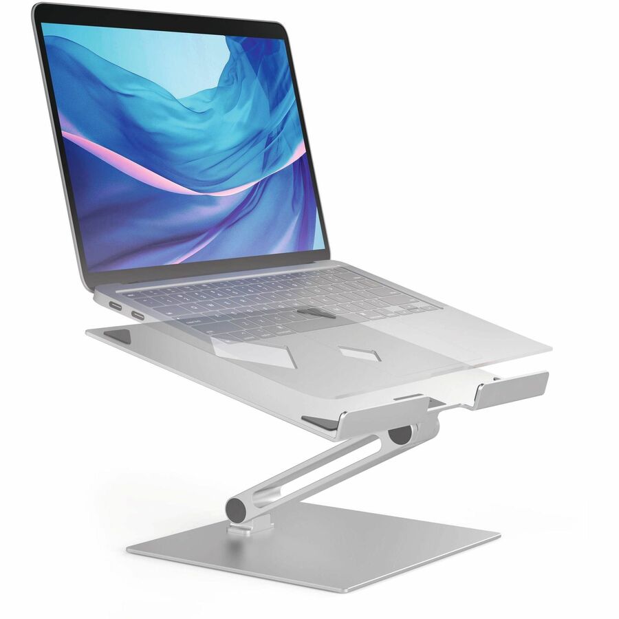 DURABLE Laptop Stand Rise - Up to 17" Screen Support - 11.02 lb Load Capacity - 12.60" Height x 9.06" Width x 11.02" Dep